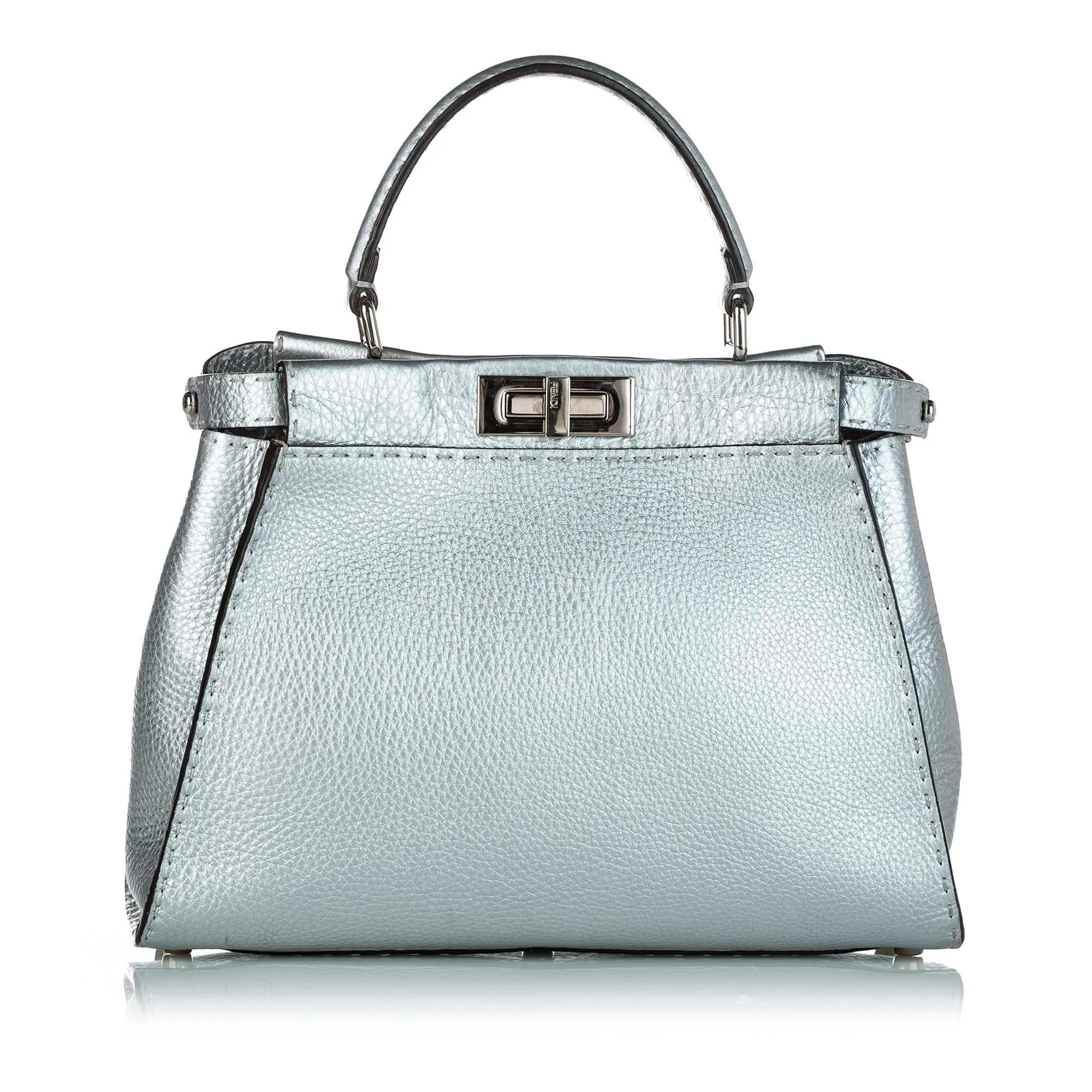 Fendi Peekaboo Leather Satchel (SHG-20756)