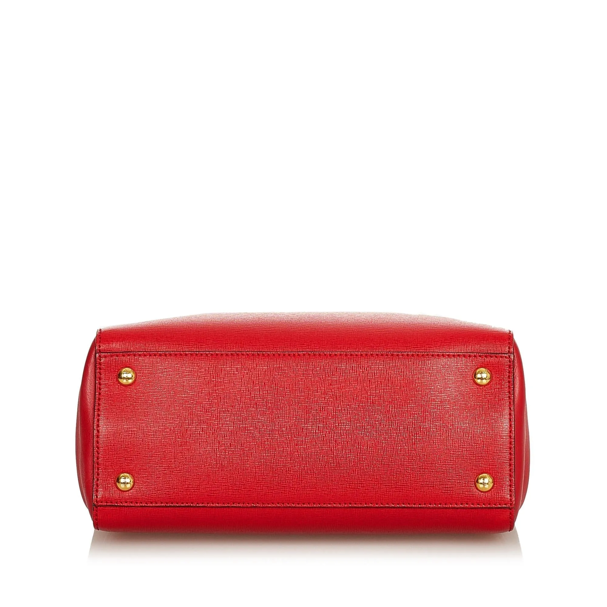 Fendi Petit 2Jours Leather Satchel (SHG-33408)