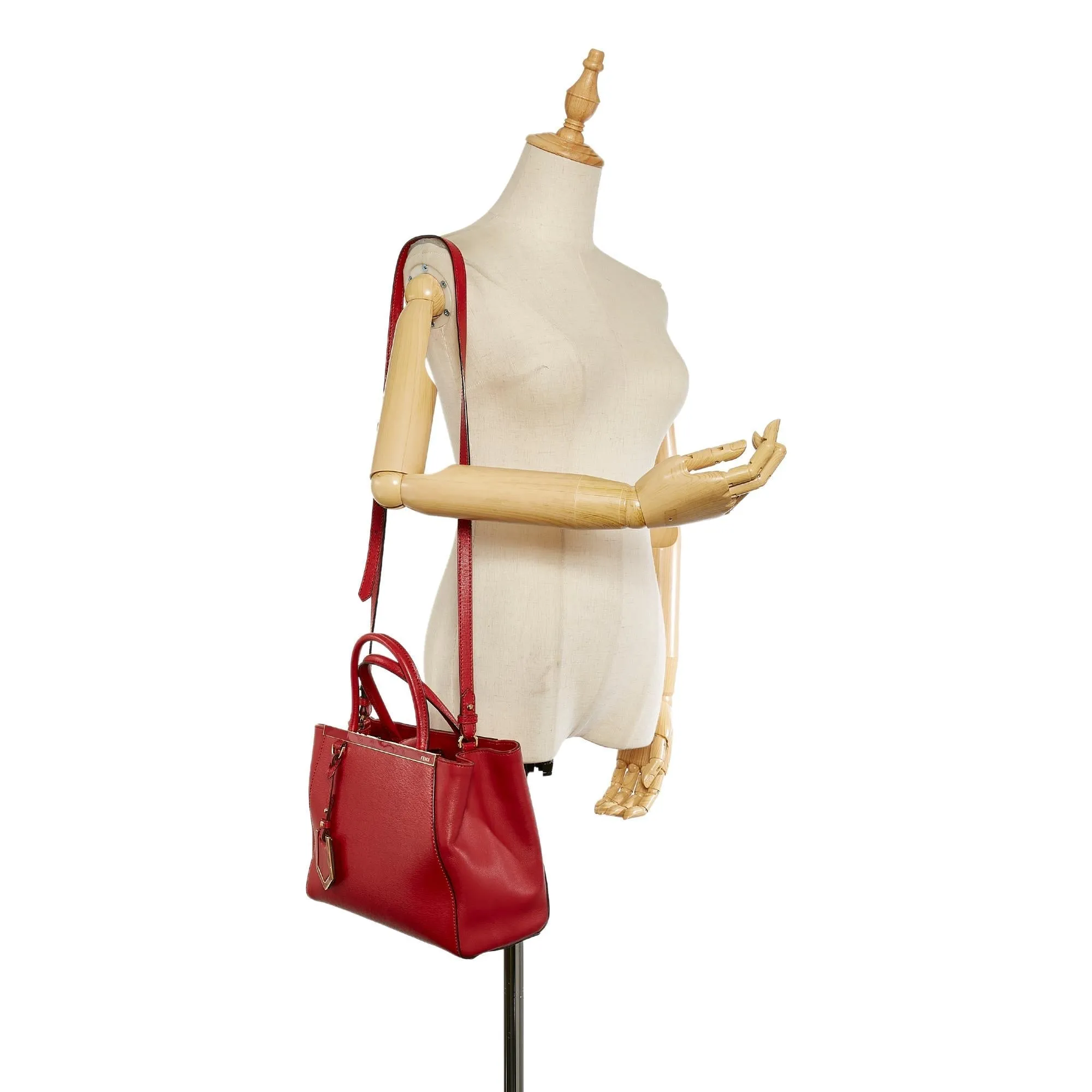 Fendi Petit 2Jours Leather Satchel (SHG-33408)