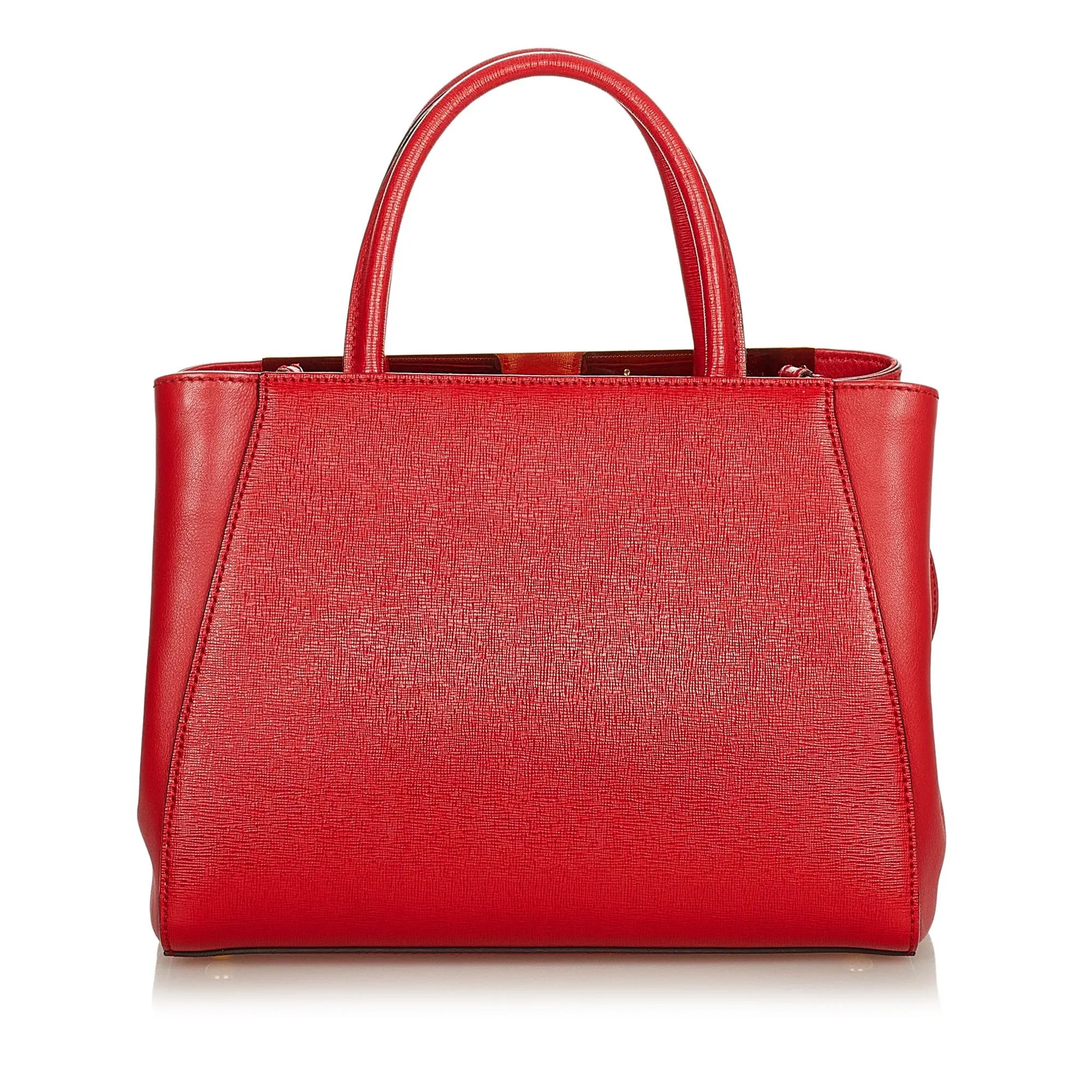 Fendi Petit 2Jours Leather Satchel (SHG-33408)