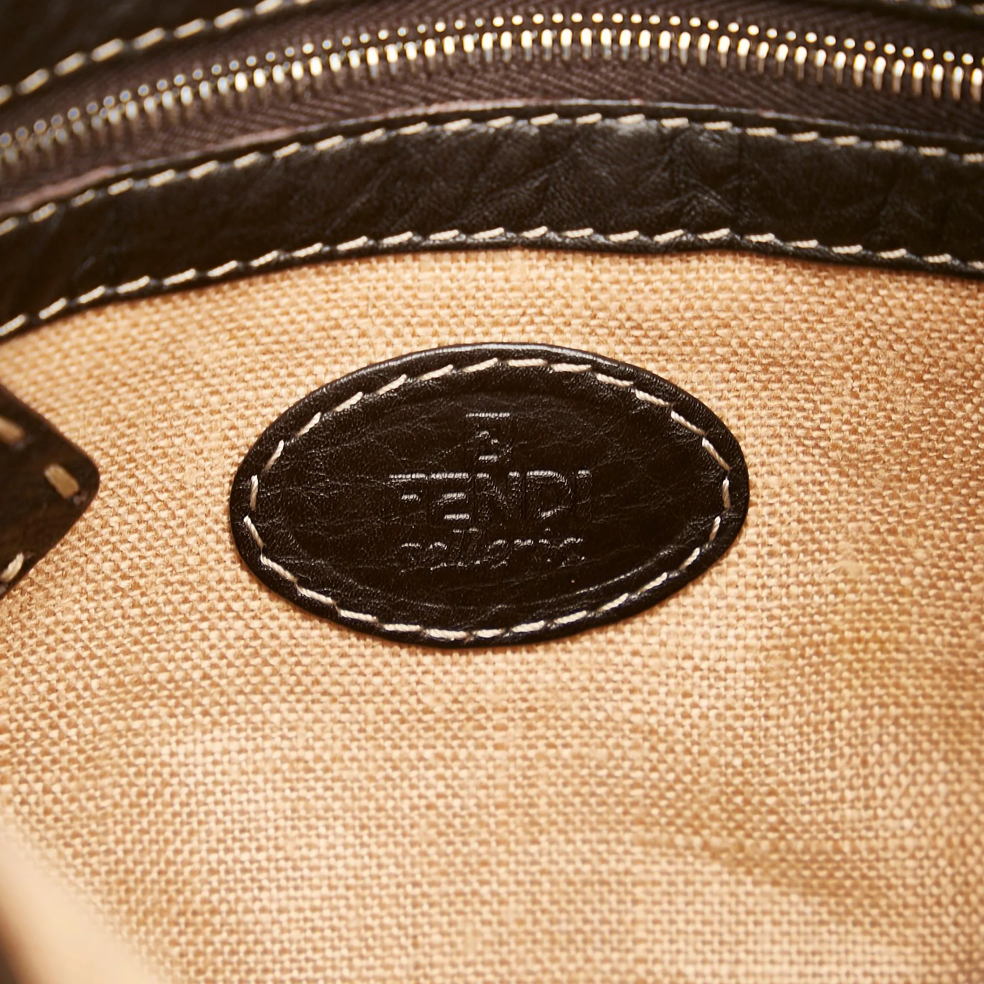 Fendi Selleria Leather Crossbody Bag (SHG-36824)