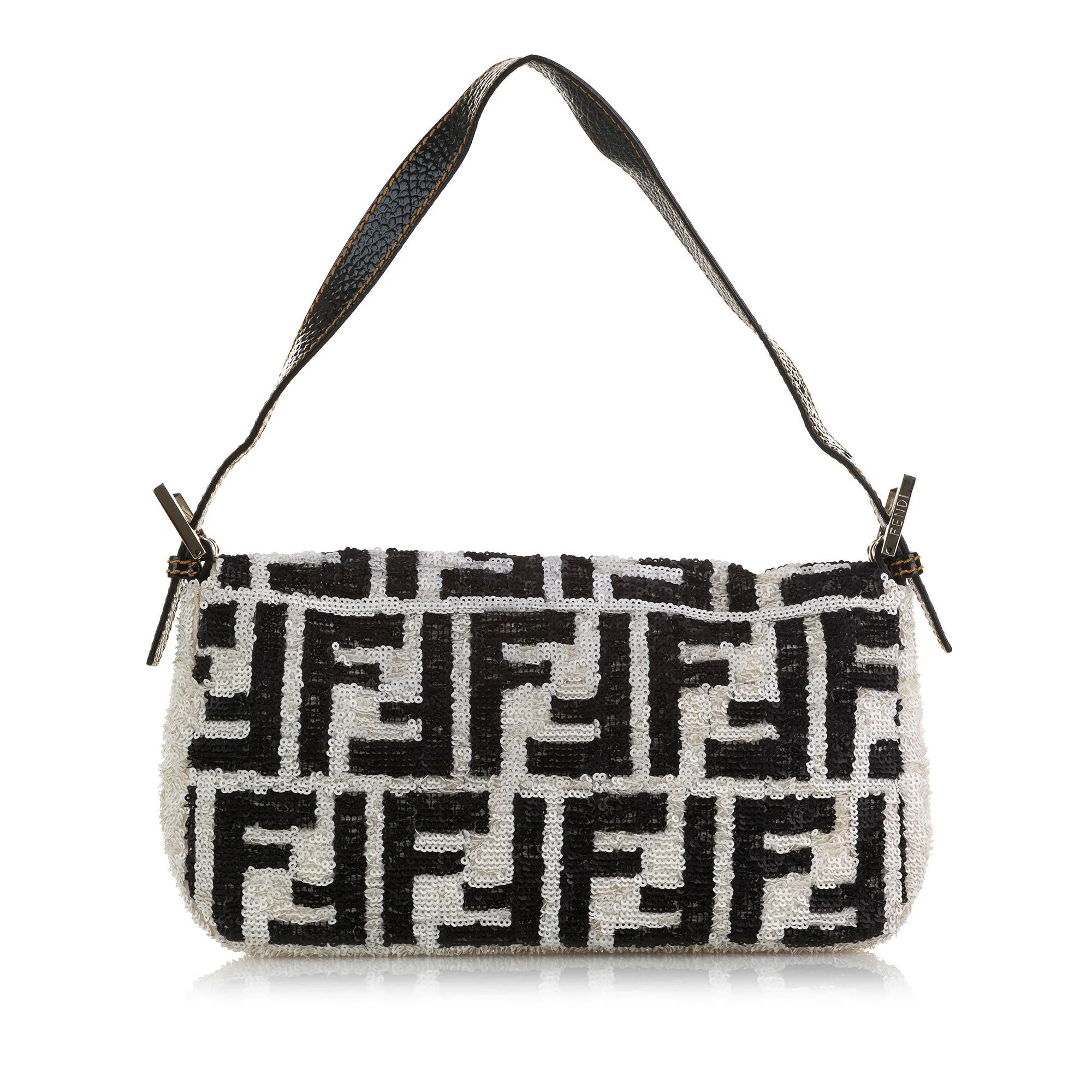 Fendi Sequined Zucca Mamma Baguette (SHG-e5CoQR)