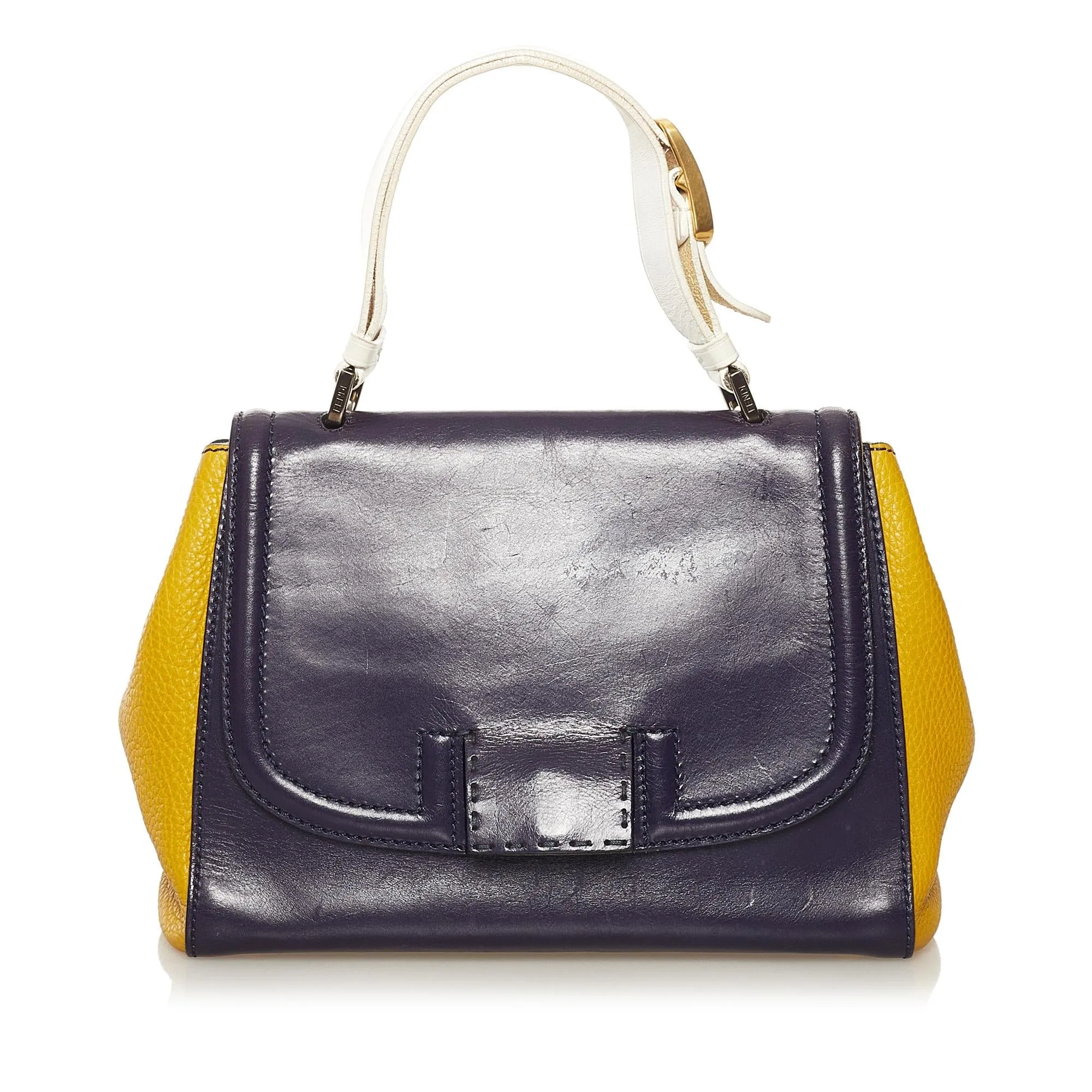 Fendi Silvana Leather Satchel (SHG-34388)