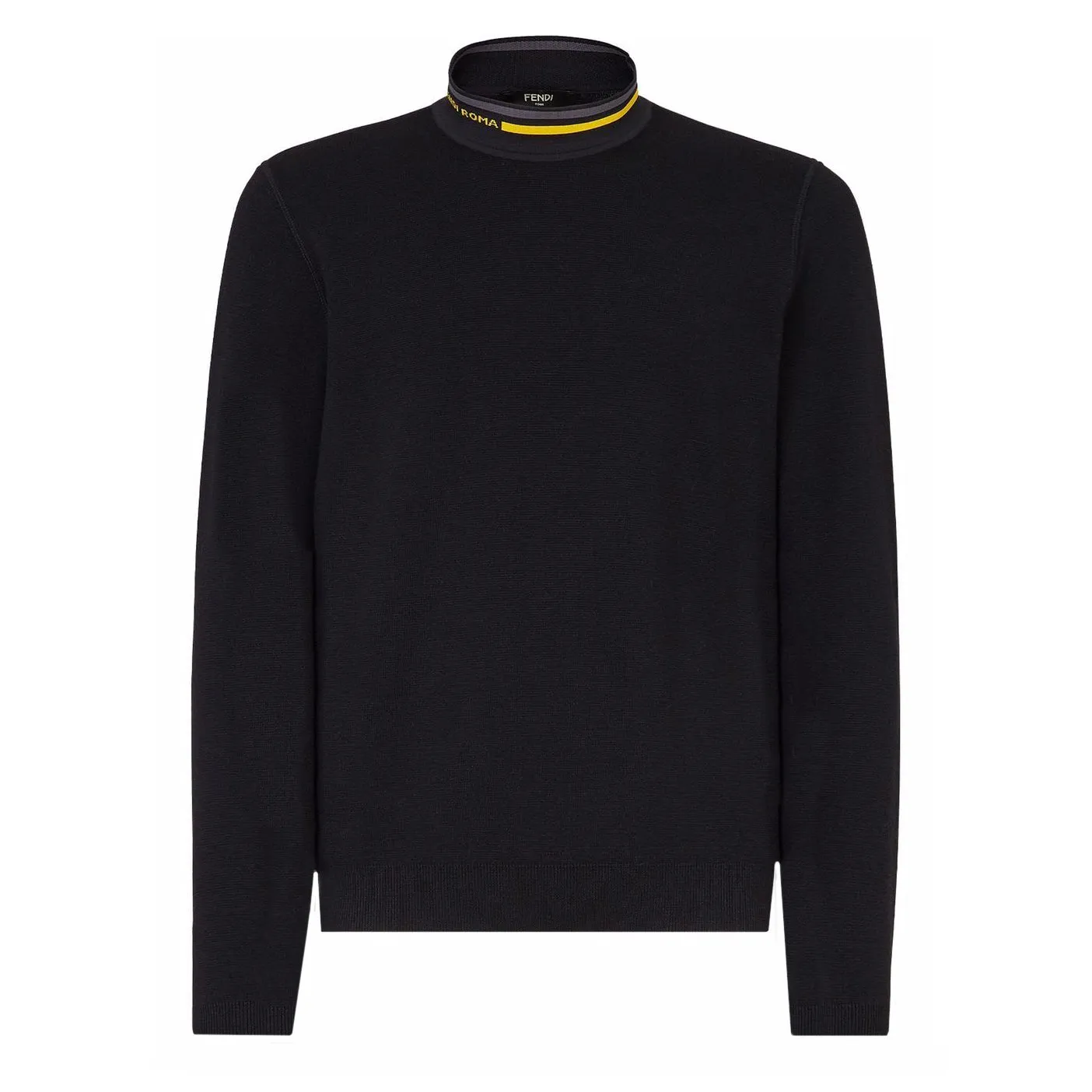 Fendi Turtle Neck Logo Sweater