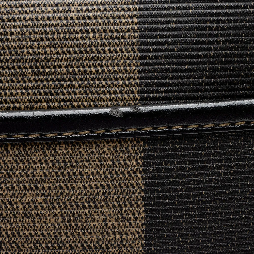 Fendi Vintage Pequin Shoulder Bag (SHF-13582)