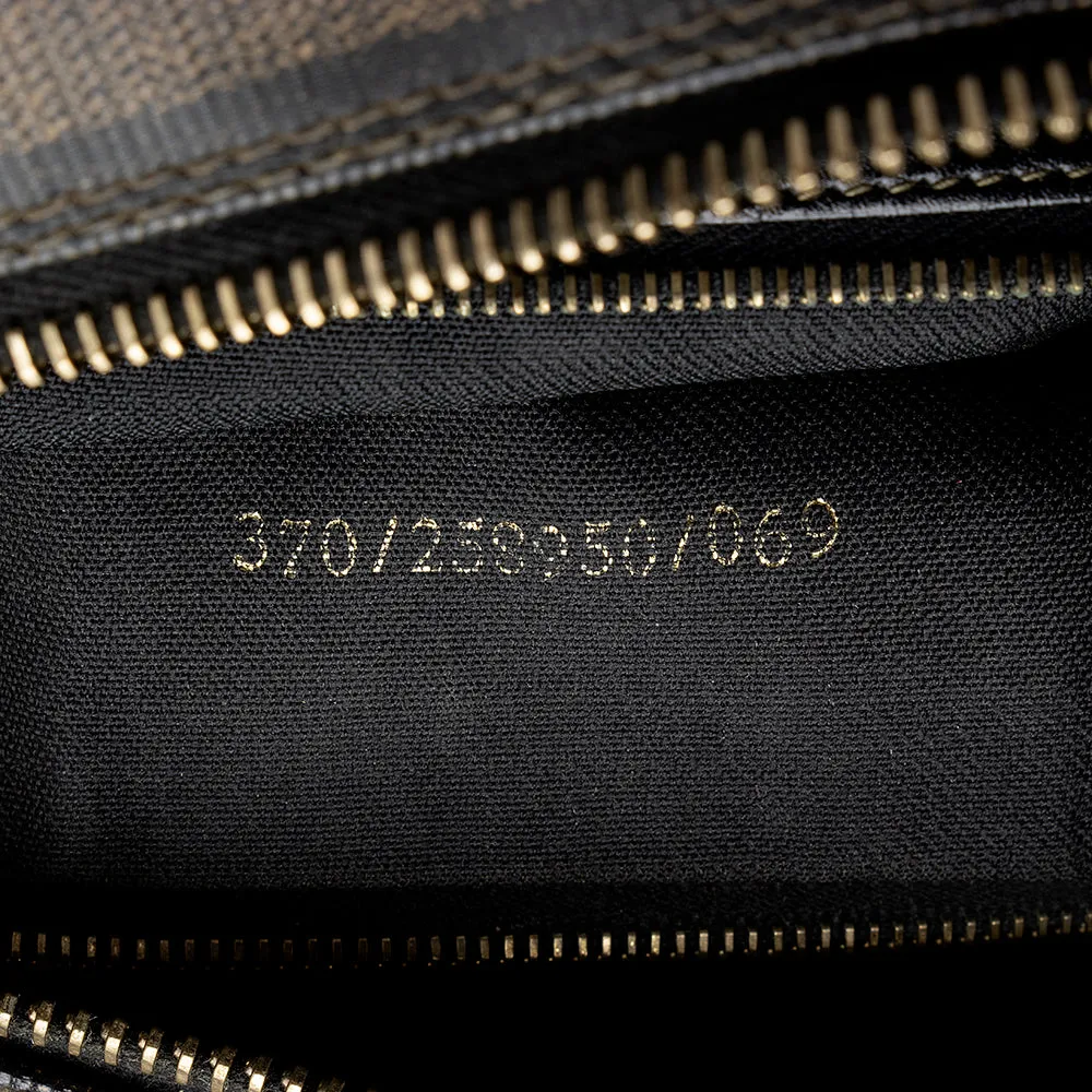 Fendi Vintage Pequin Shoulder Bag (SHF-13582)