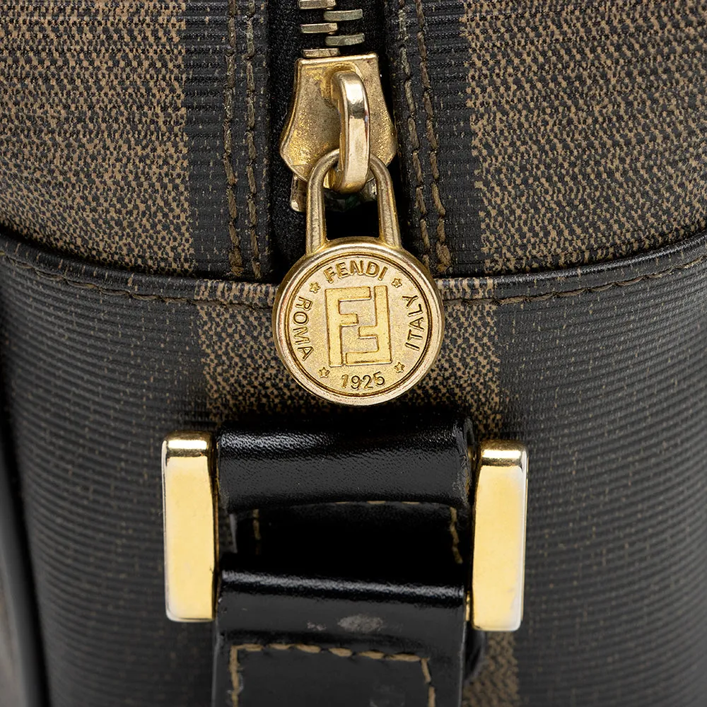 Fendi Vintage Pequin Shoulder Bag (SHF-13582)
