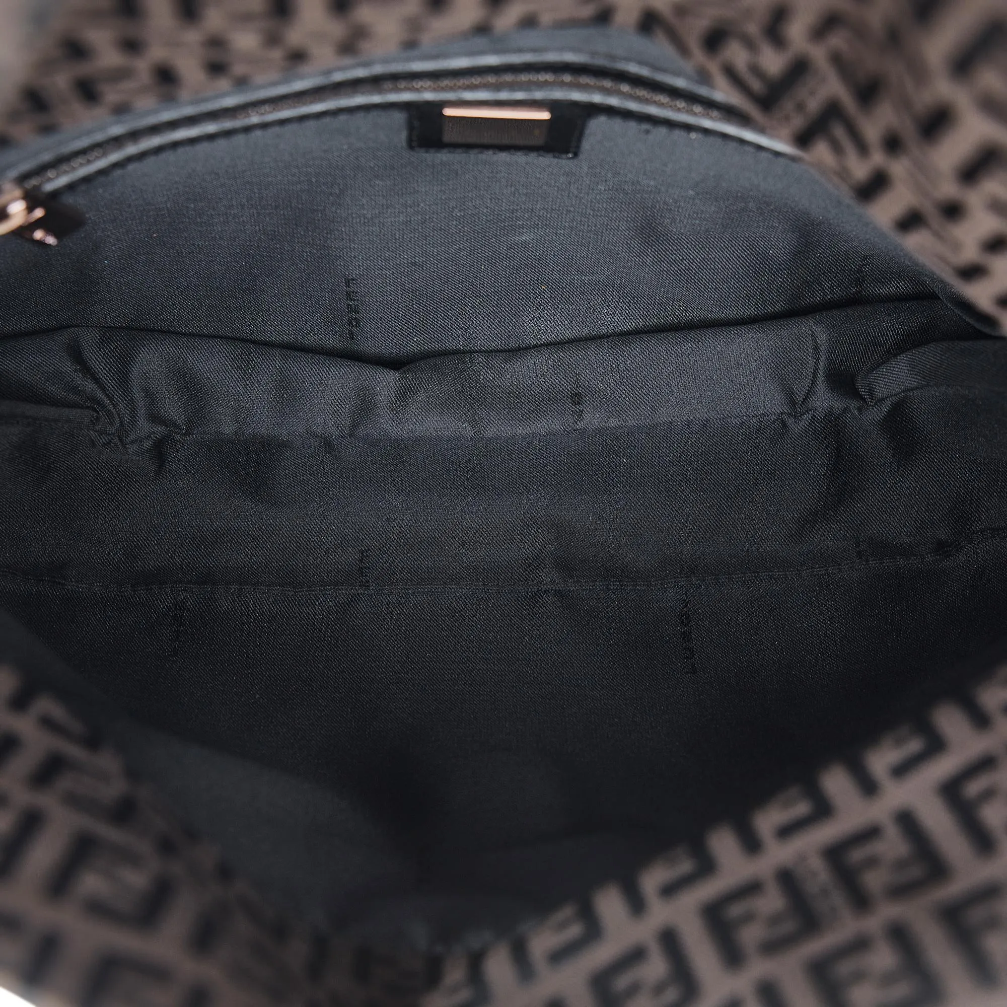 Fendi Zucchino Double Flap Baguette (SHG-RIWGfn)
