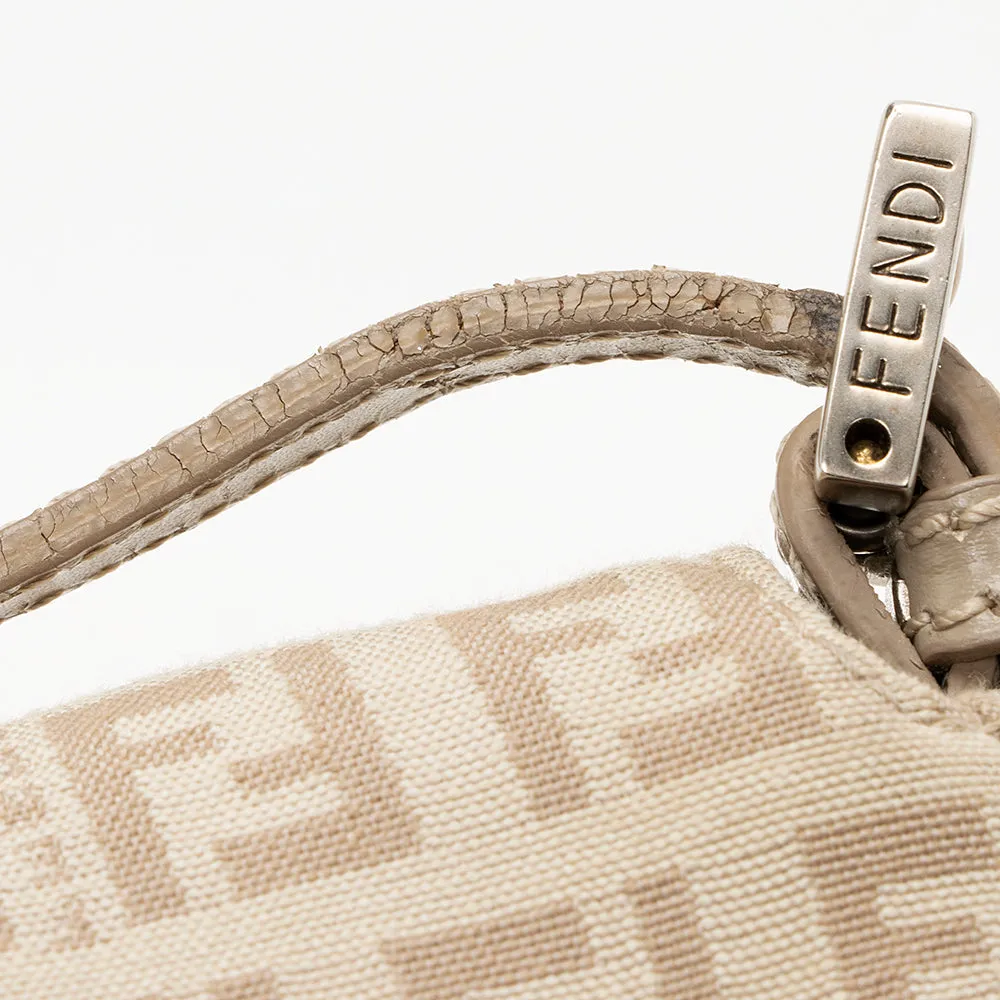 Fendi Zucchino Mini Baguette Bag - FINAL SALE (SHF-19965)