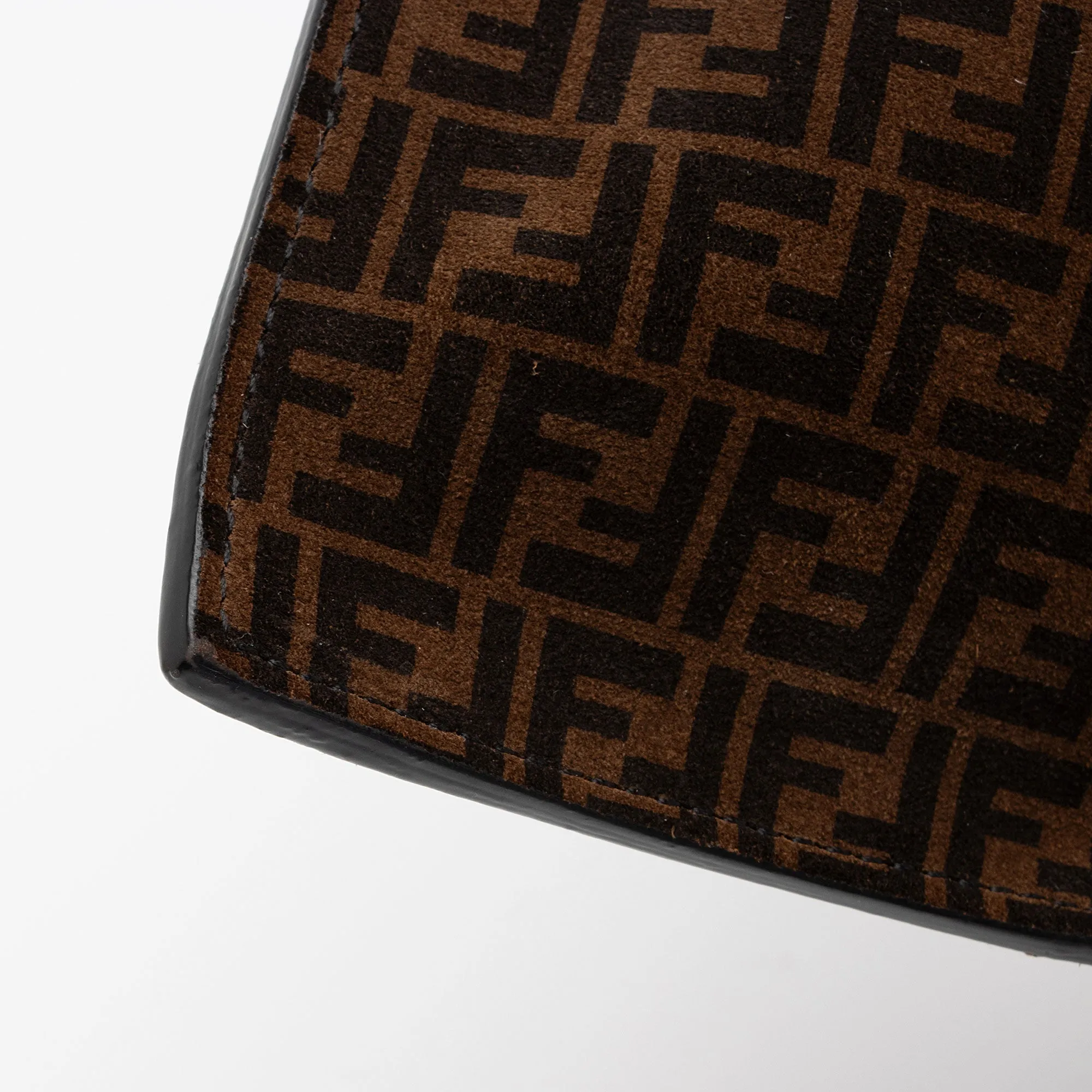 Fendi Zucchino Suede Large Flat Pouch (SHF-79WgbJ)