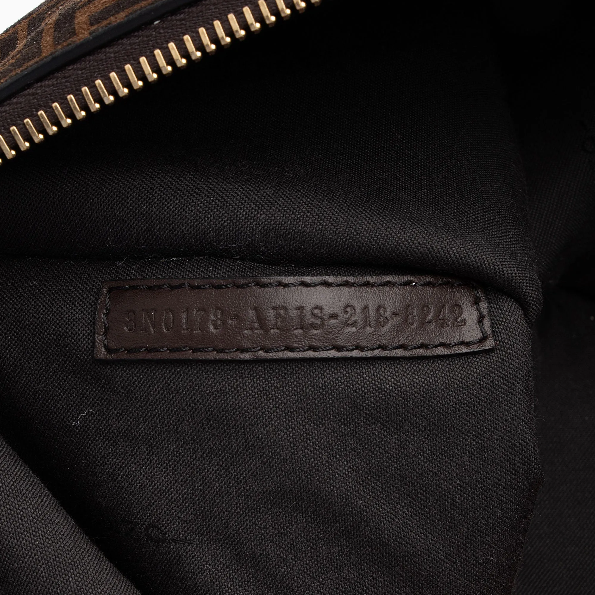 Fendi Zucchino Suede Large Flat Pouch (SHF-79WgbJ)