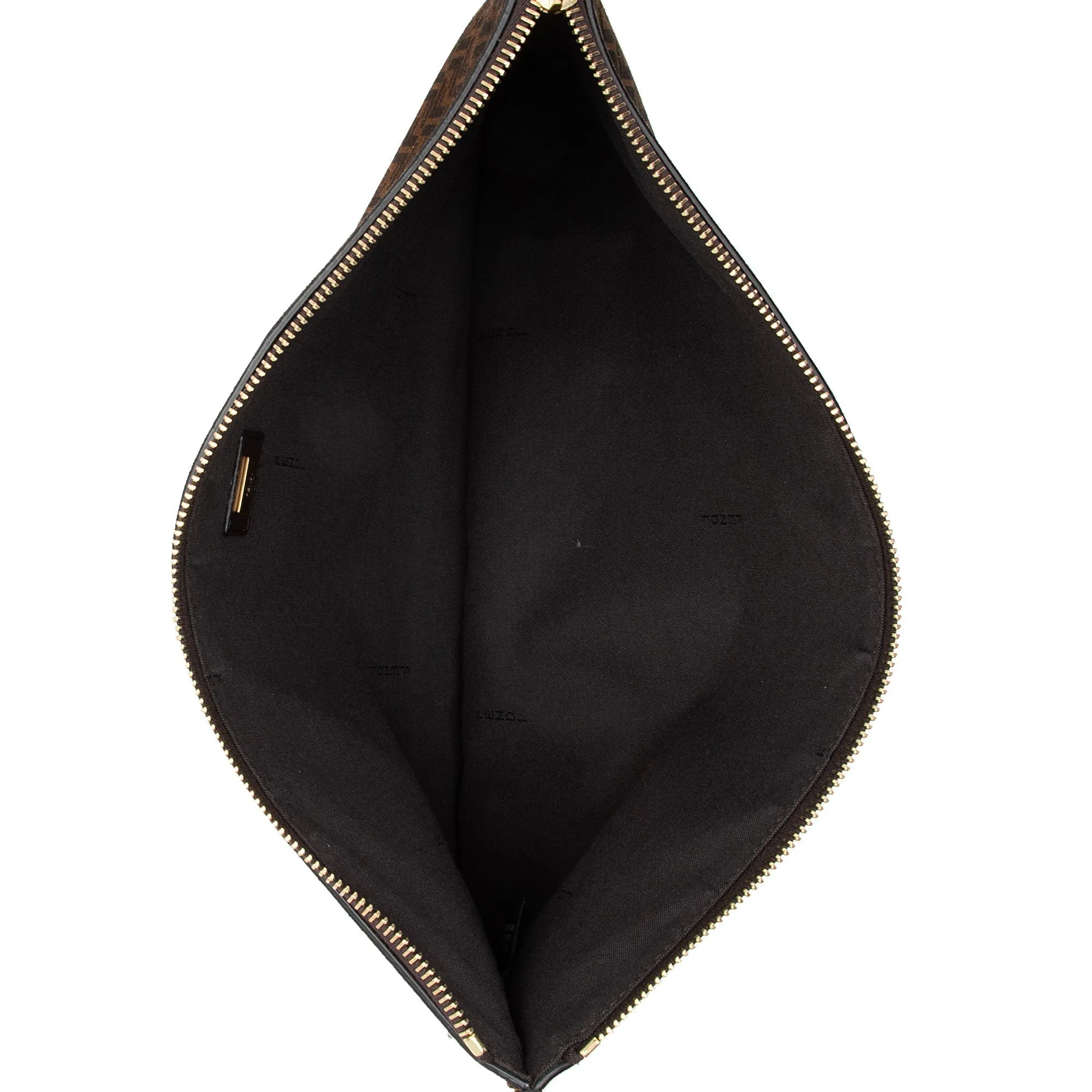 Fendi Zucchino Suede Large Flat Pouch (SHF-79WgbJ)