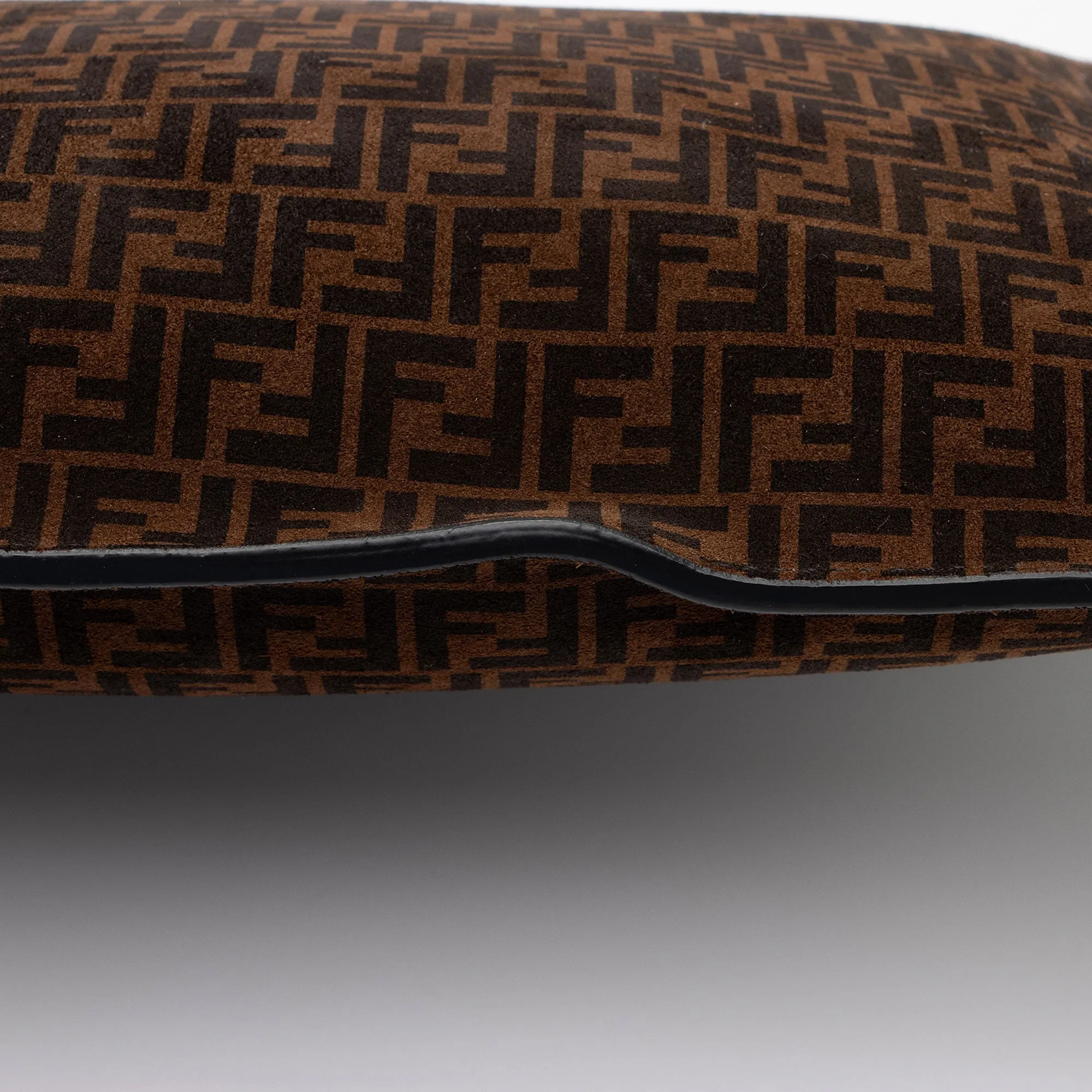 Fendi Zucchino Suede Large Flat Pouch (SHF-79WgbJ)