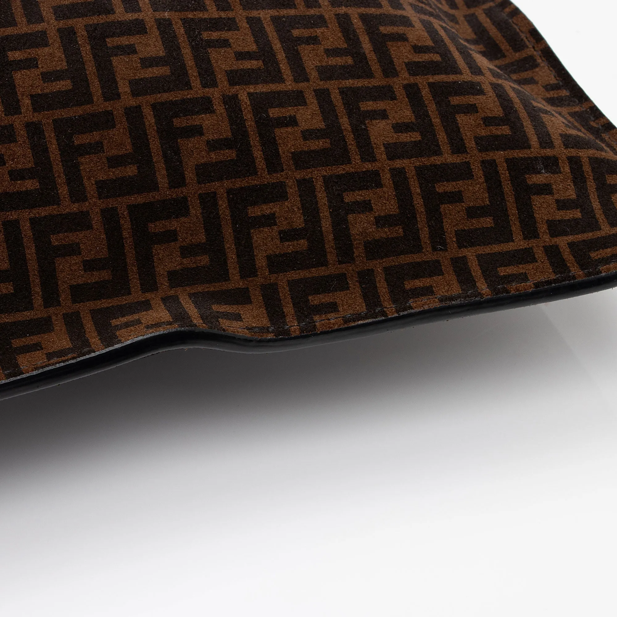 Fendi Zucchino Suede Large Flat Pouch (SHF-79WgbJ)