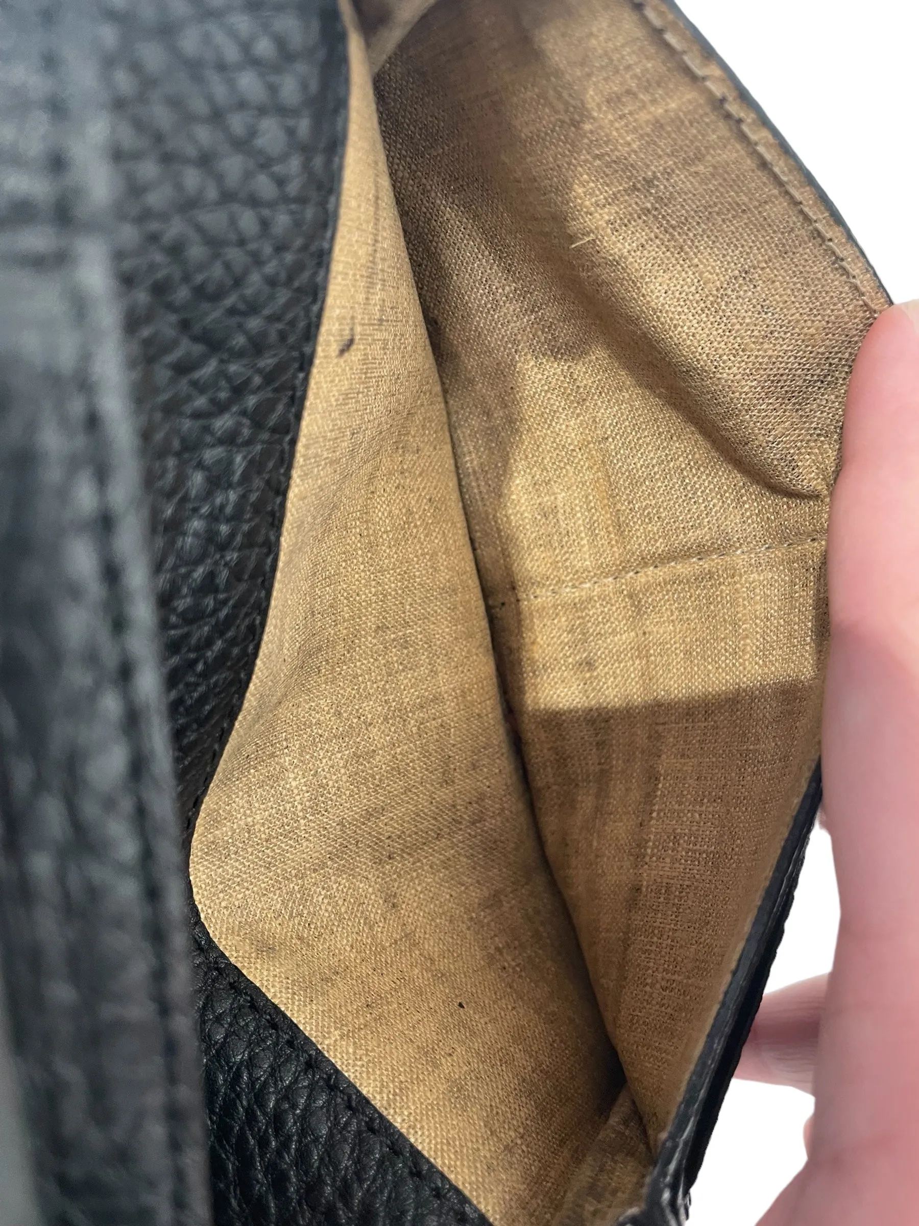 FENDI/Long Wallet/OS/Leather/BLK/