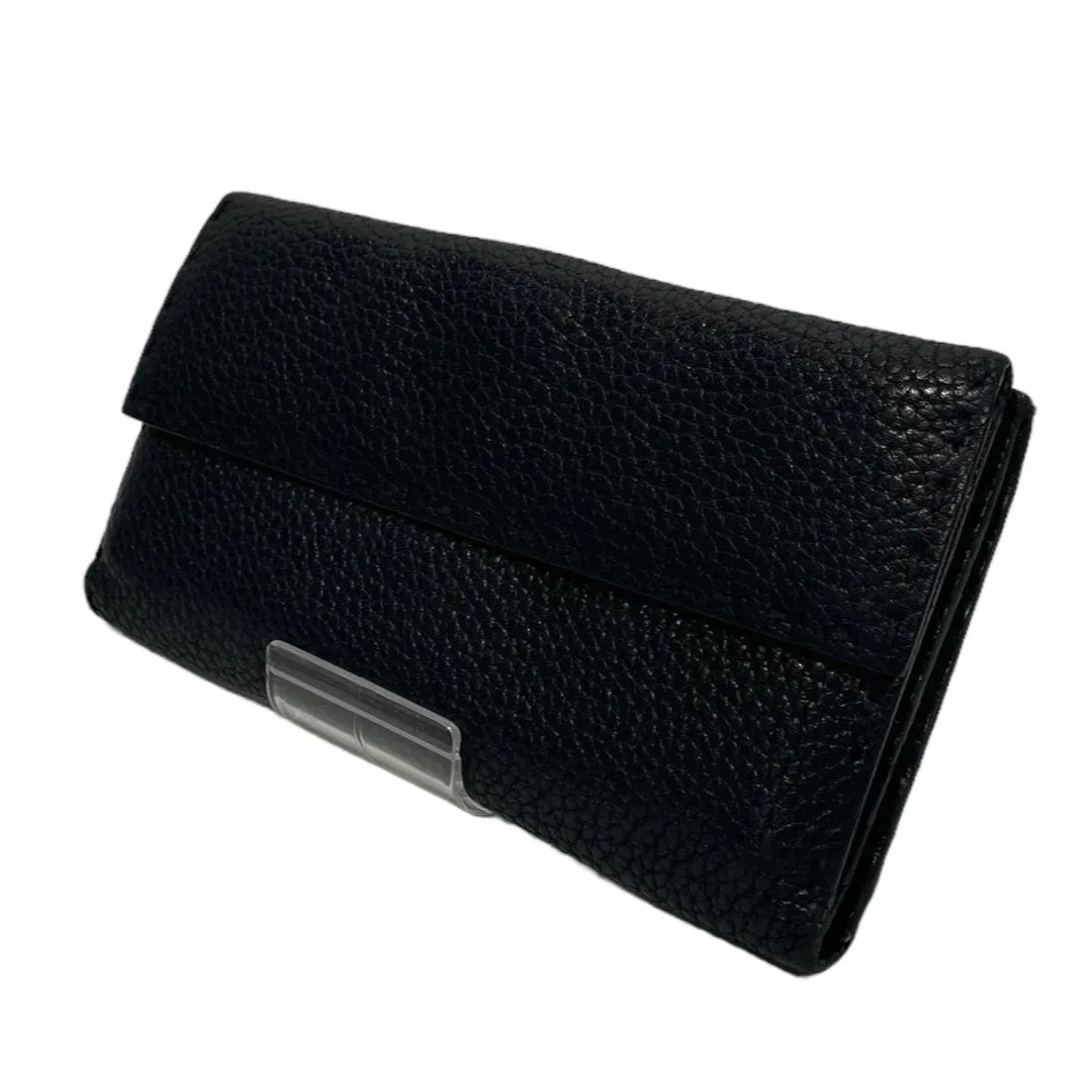 FENDI/Long Wallet/OS/Leather/BLK/