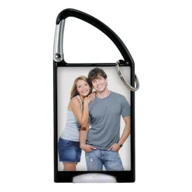 Flashlight Carabiner Photo Keychain