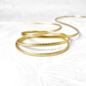 Flat Metallic Cord