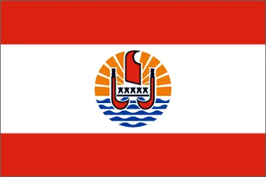 French Polynesia National Flag Printed