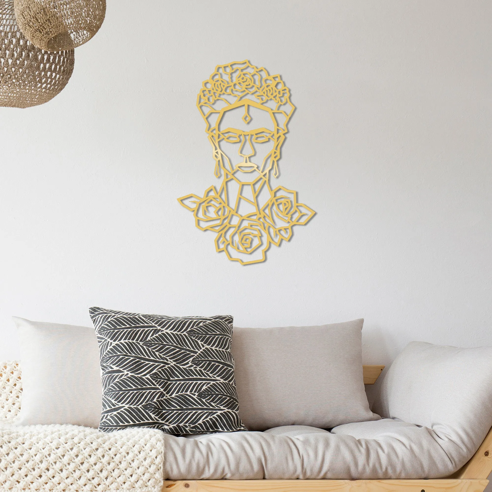 FRIDA METAL DECOR - GOLD