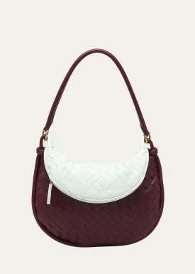 Gemelli Medium Intrecciato Leather Shoulder Bag