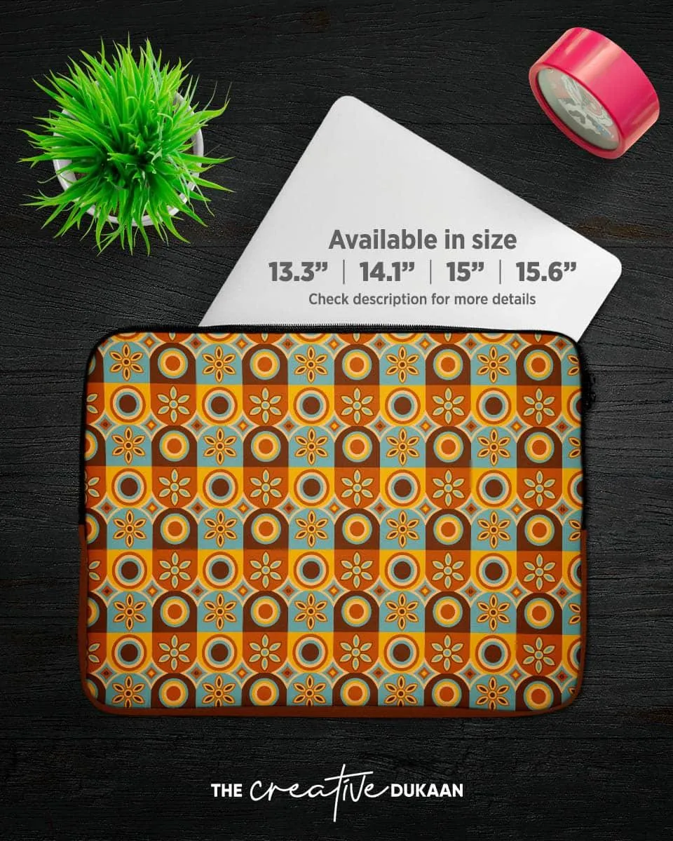 Geometric Pattern Designer Laptop Sleeve Bag