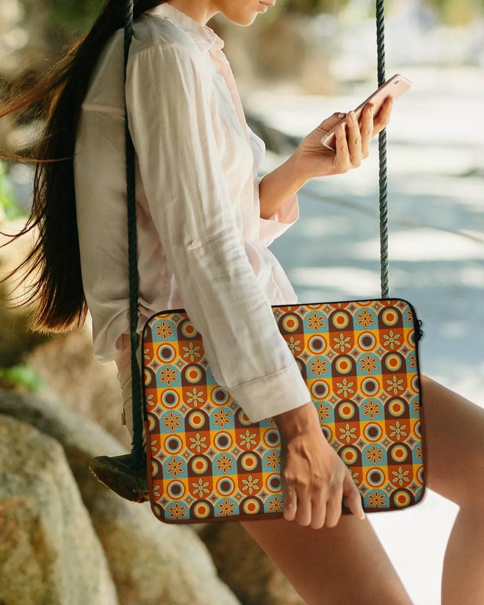 Geometric Pattern Designer Laptop Sleeve Bag