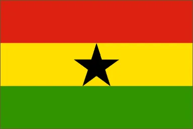 Ghana National Flag Printed