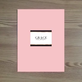 Glamour Personalized Folder Stickers