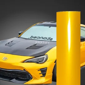 Gloss Metallic Golden Yellow Vinyl Wrap