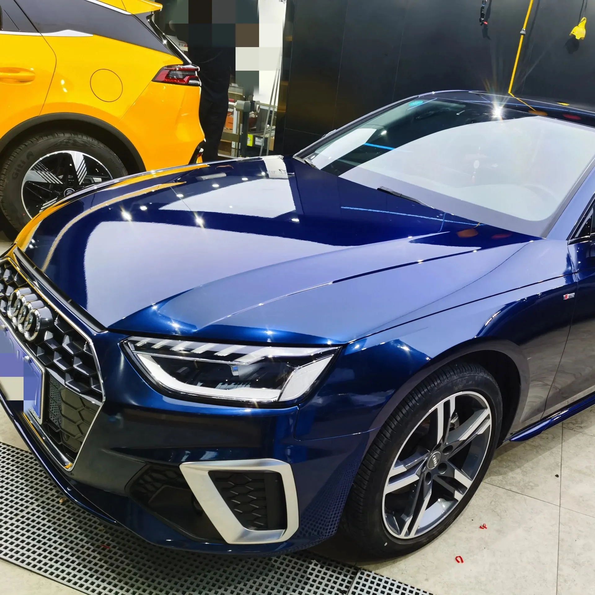 Gloss Metallic Midnight Blue Car Wrap