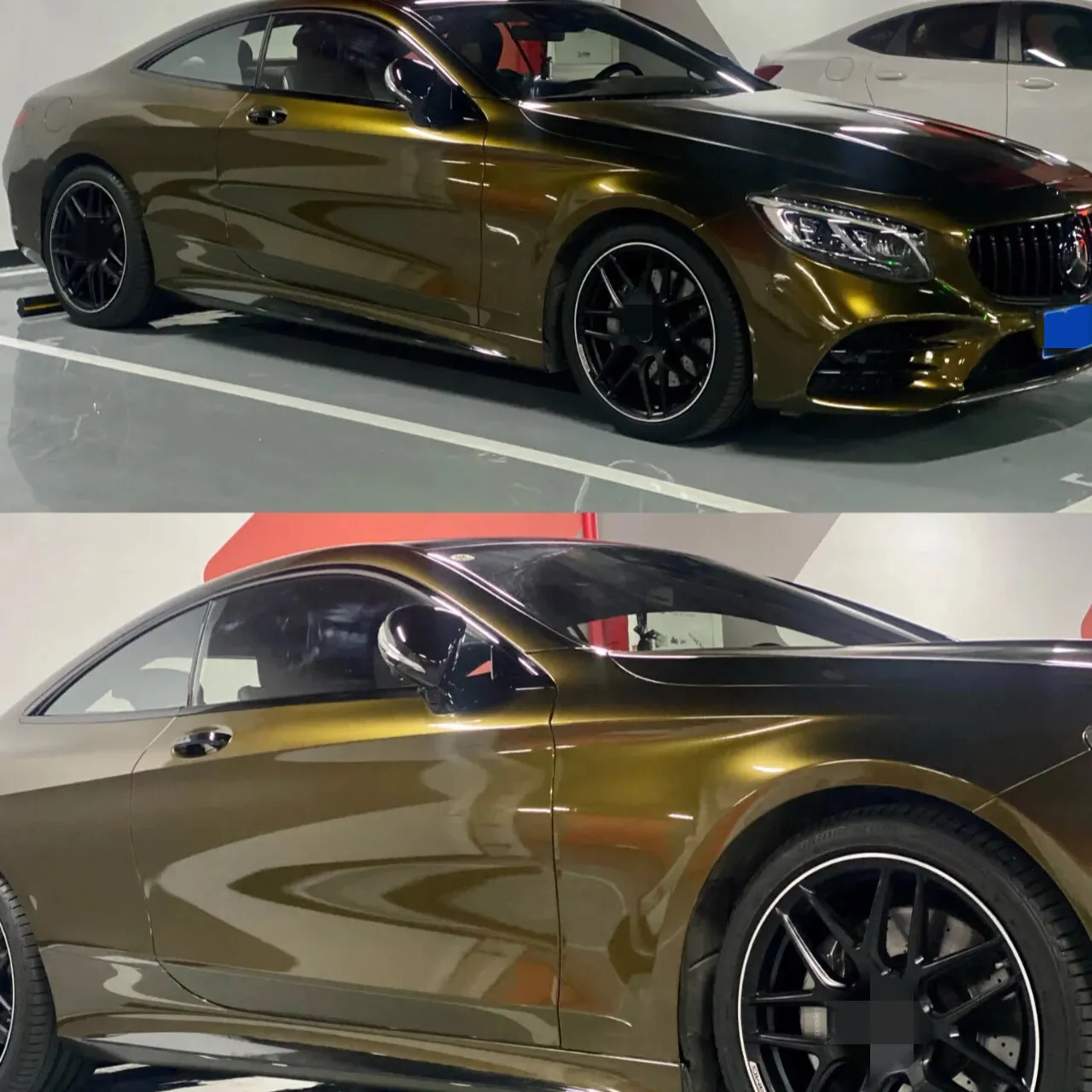 Gloss Metallic Midnight Gold Vinyl Wrap