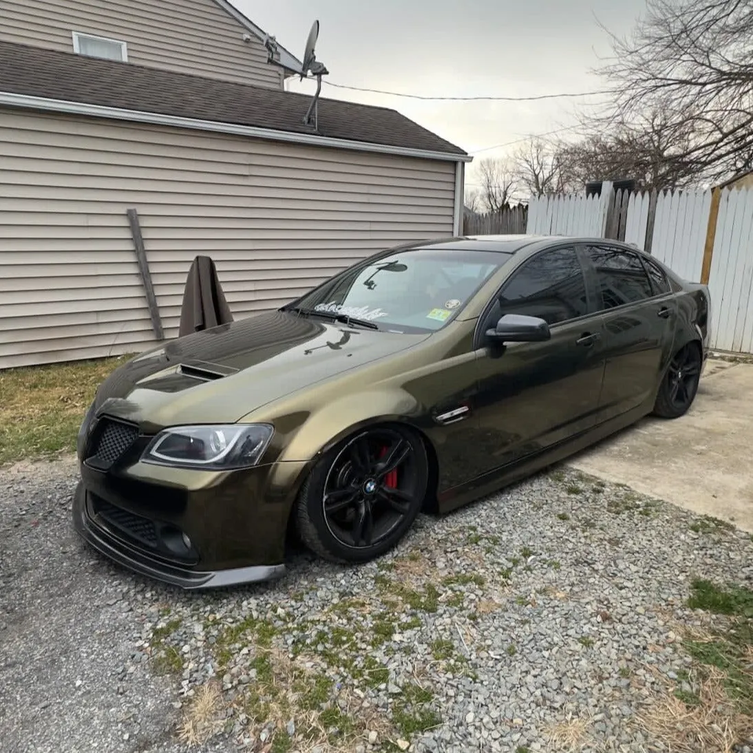 Gloss Metallic Midnight Gold Vinyl Wrap