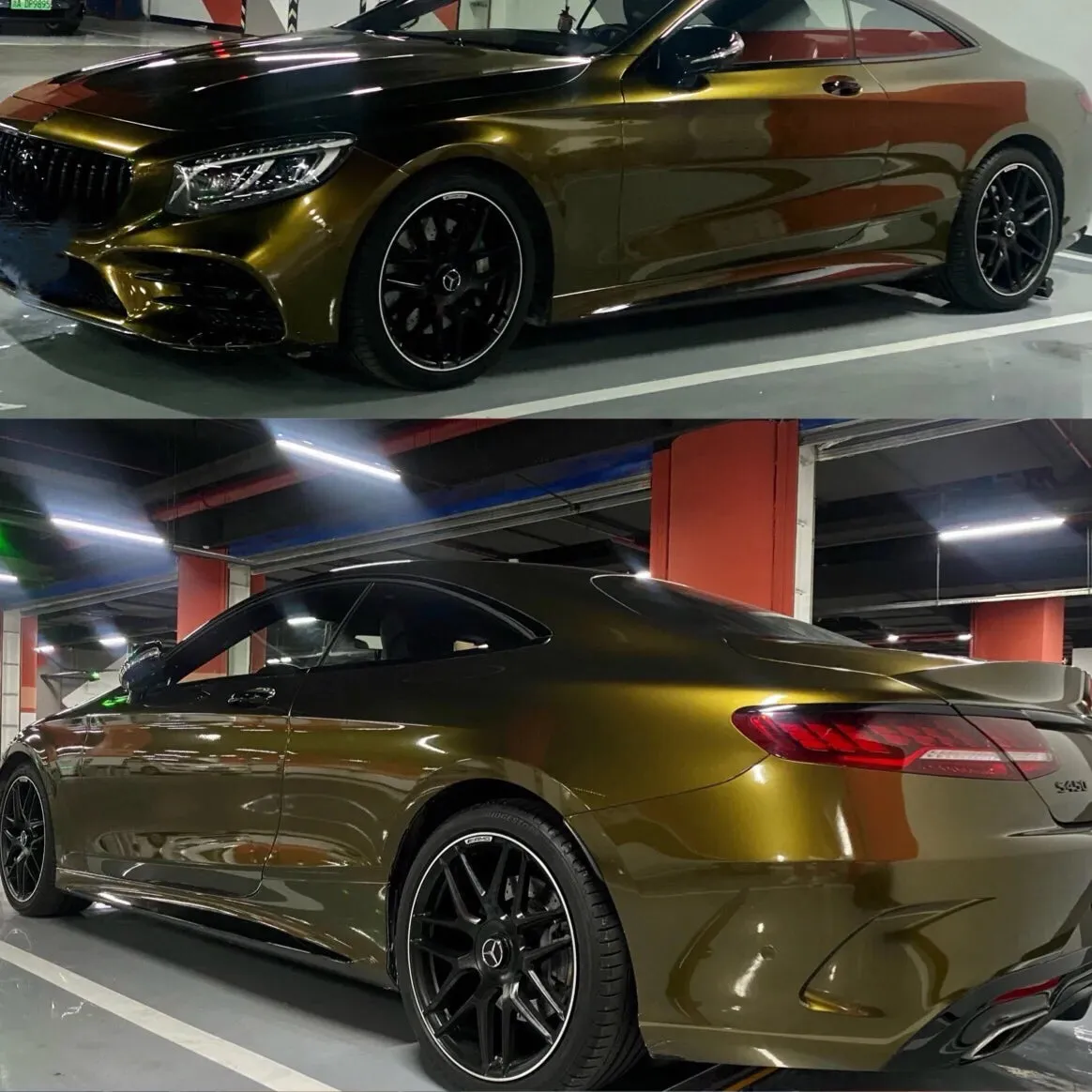 Gloss Metallic Midnight Gold Vinyl Wrap