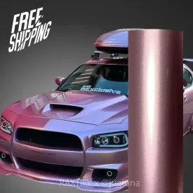 Gloss Metallic Rose Vinyl Wrap