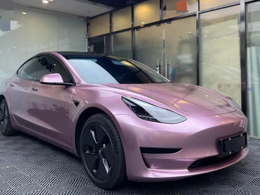 Gloss Metallic Rose Vinyl Wrap