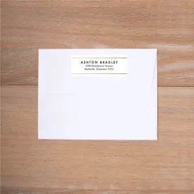 Golden Dots Return (Home) Address Labels