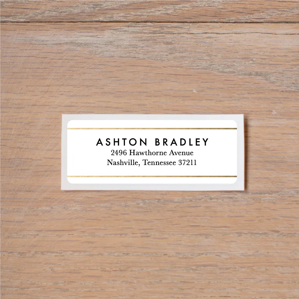 Golden Dots Return (Home) Address Labels