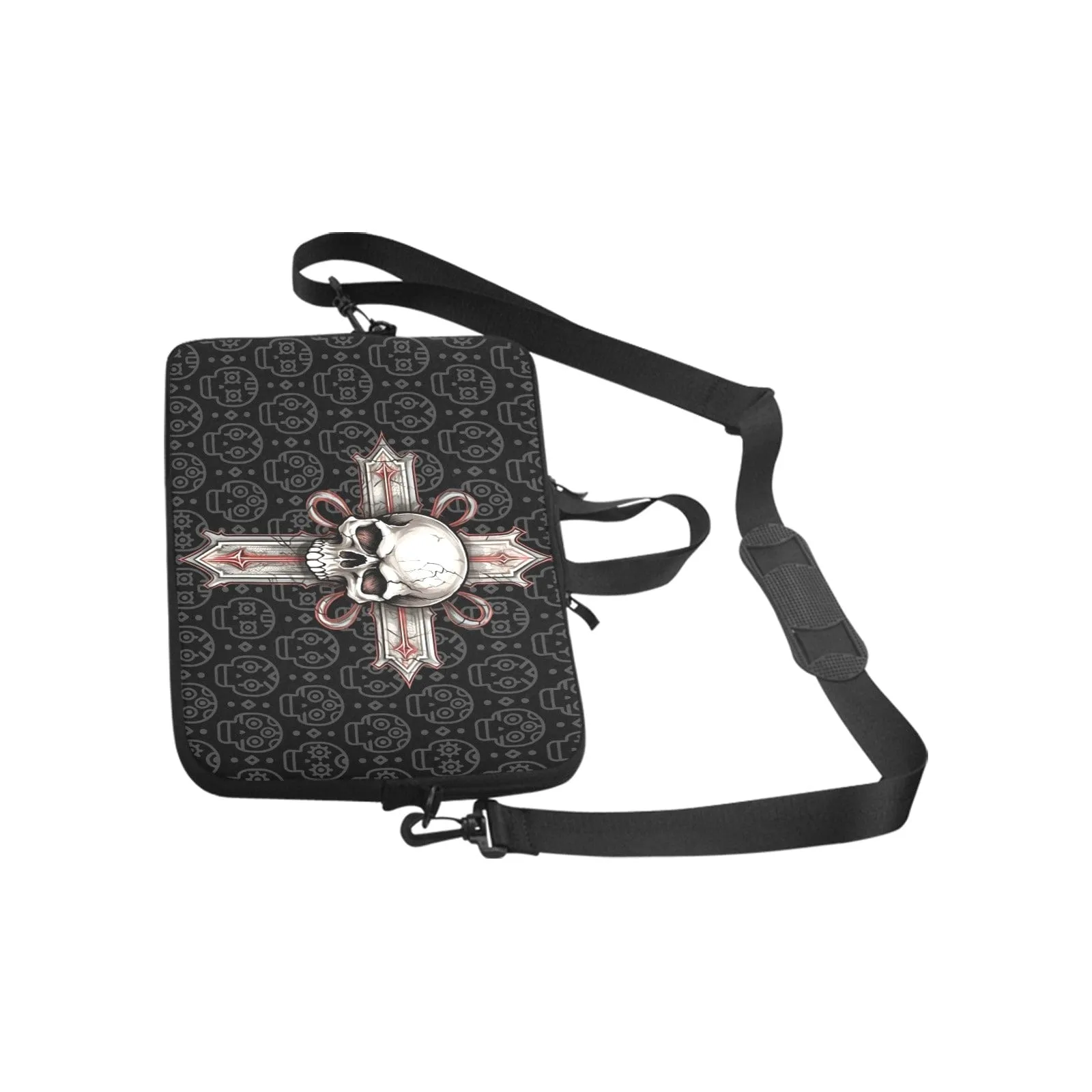 Gothic Skull Cross Laptop Bag Laptop Handbags 13"