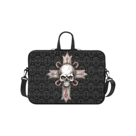 Gothic Skull Cross Laptop Bag Laptop Handbags 13"