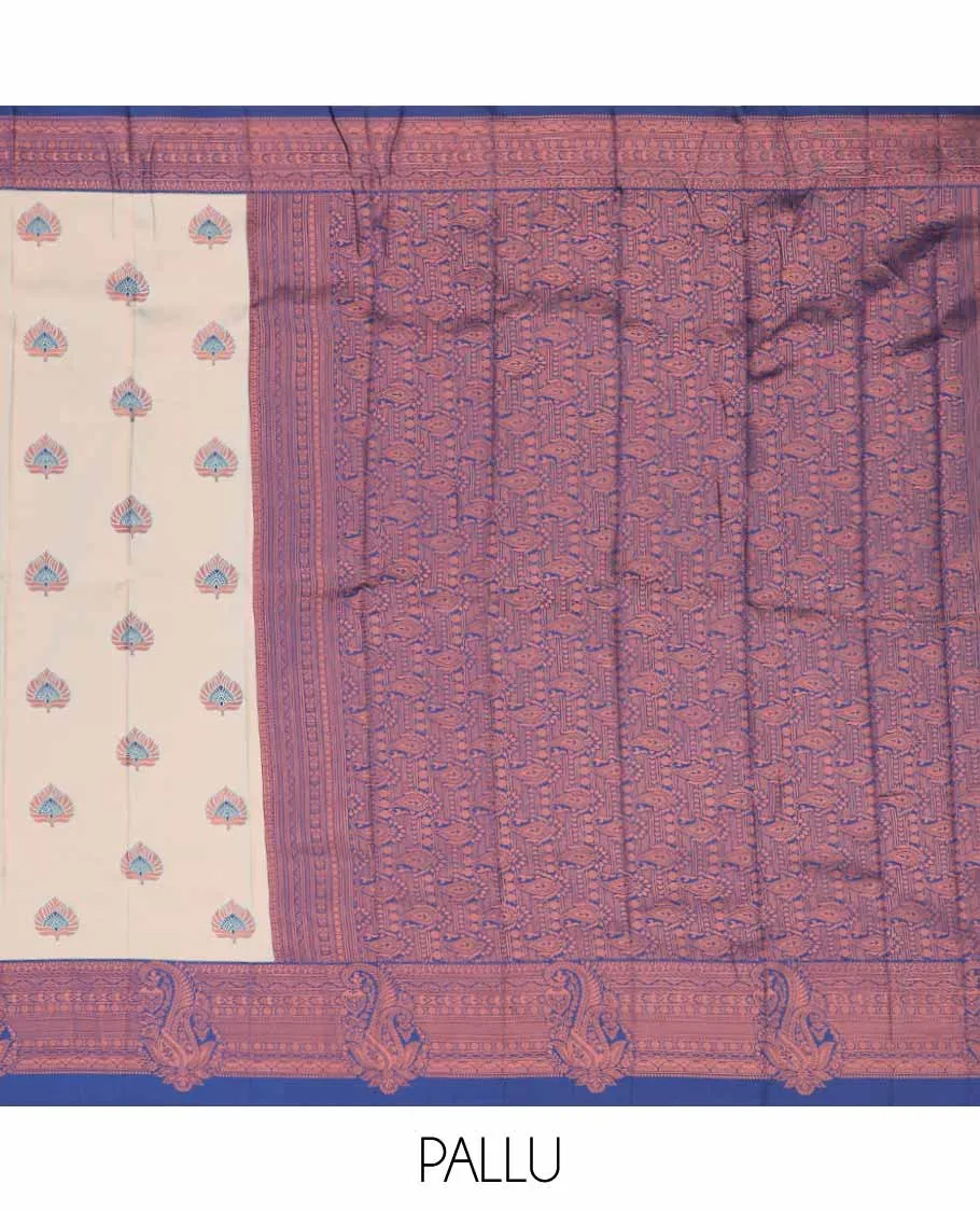 Green litchi saree with unique designs, contrast traditional design border & intricate pallu