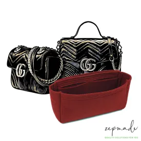 Gucci Marmont Bag Models Organizer Insert, Classic Model Bag Organizer
