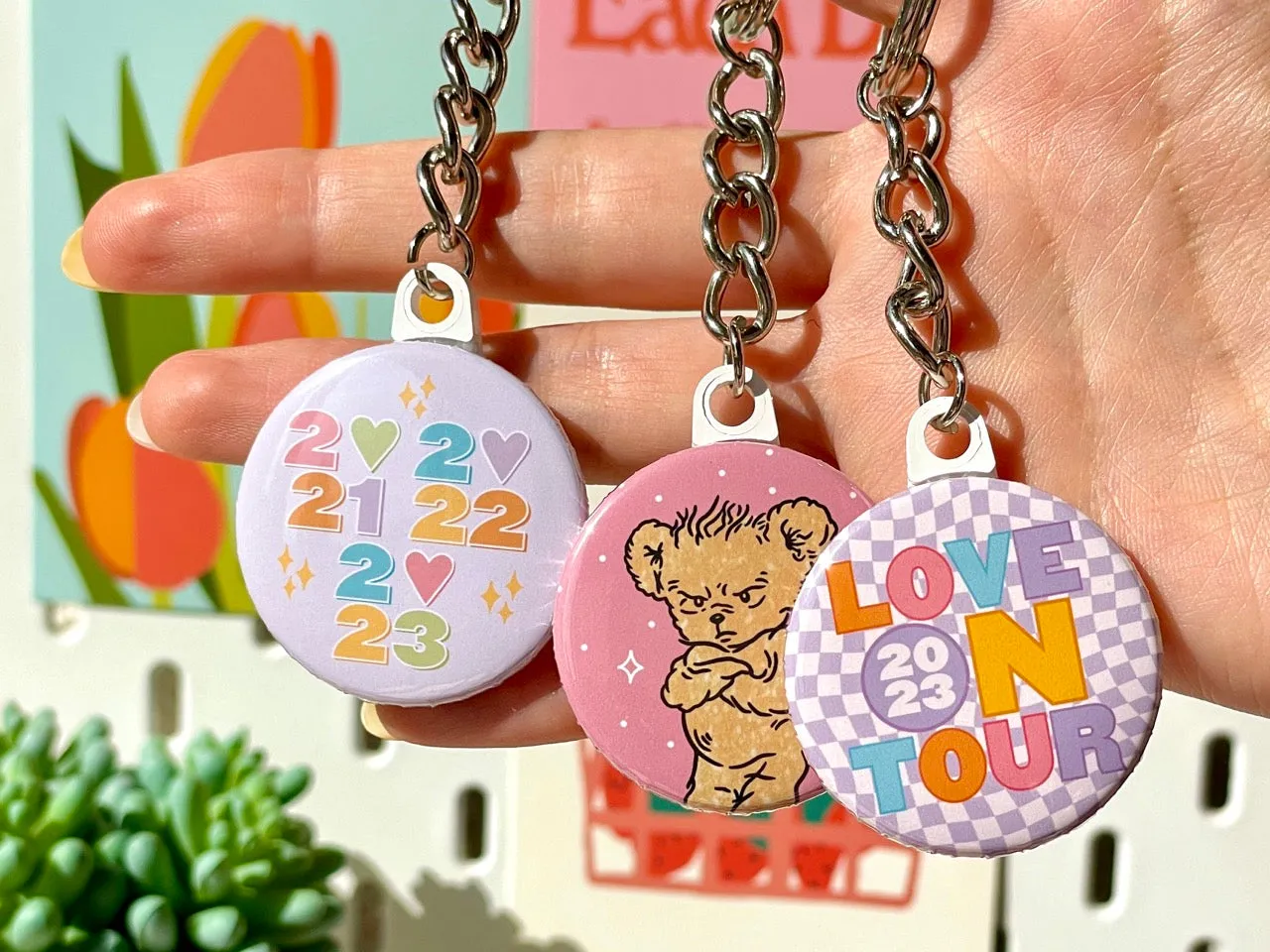 Harry Button Keychains