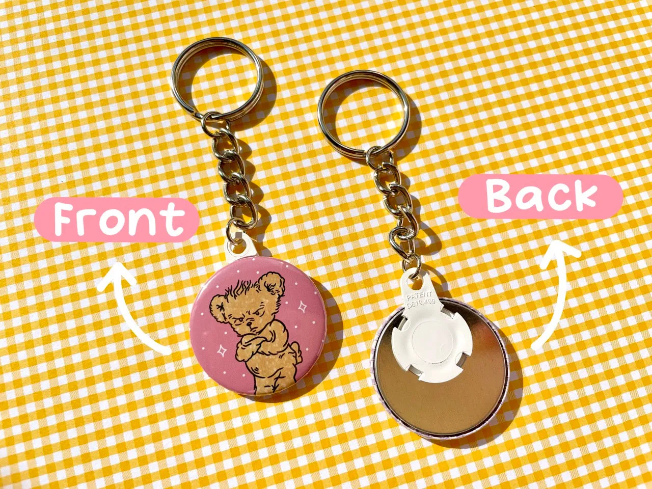 Harry Button Keychains