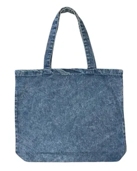 Heavy Duty Cotton Washed Denim Event Tote Bags Wholesale