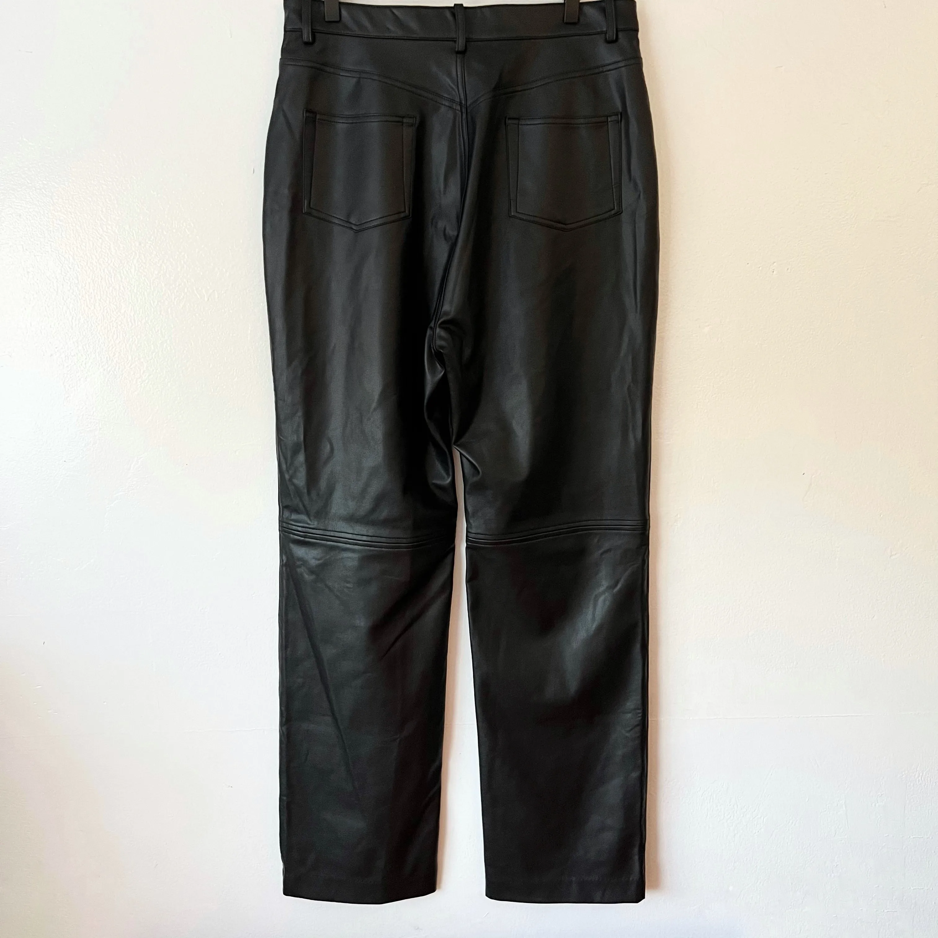 House of CB Inaya Black Vegan Leather Trousers