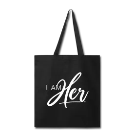 I AM HER - Women's Canvas Tote Bag