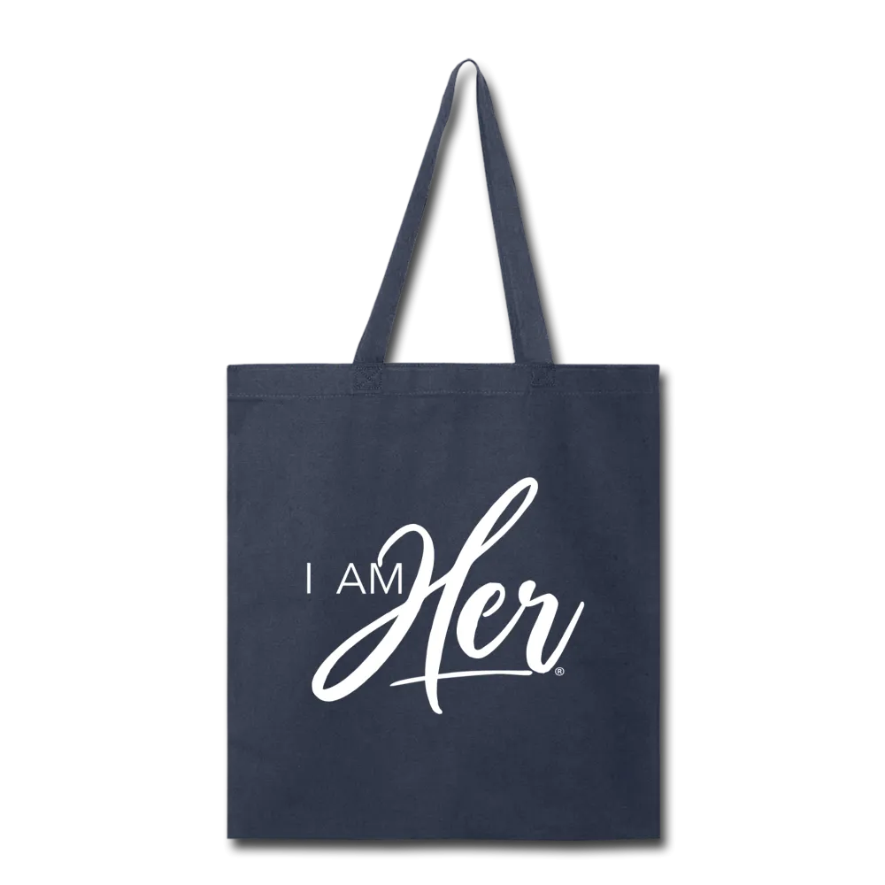 I AM HER - Women's Canvas Tote Bag
