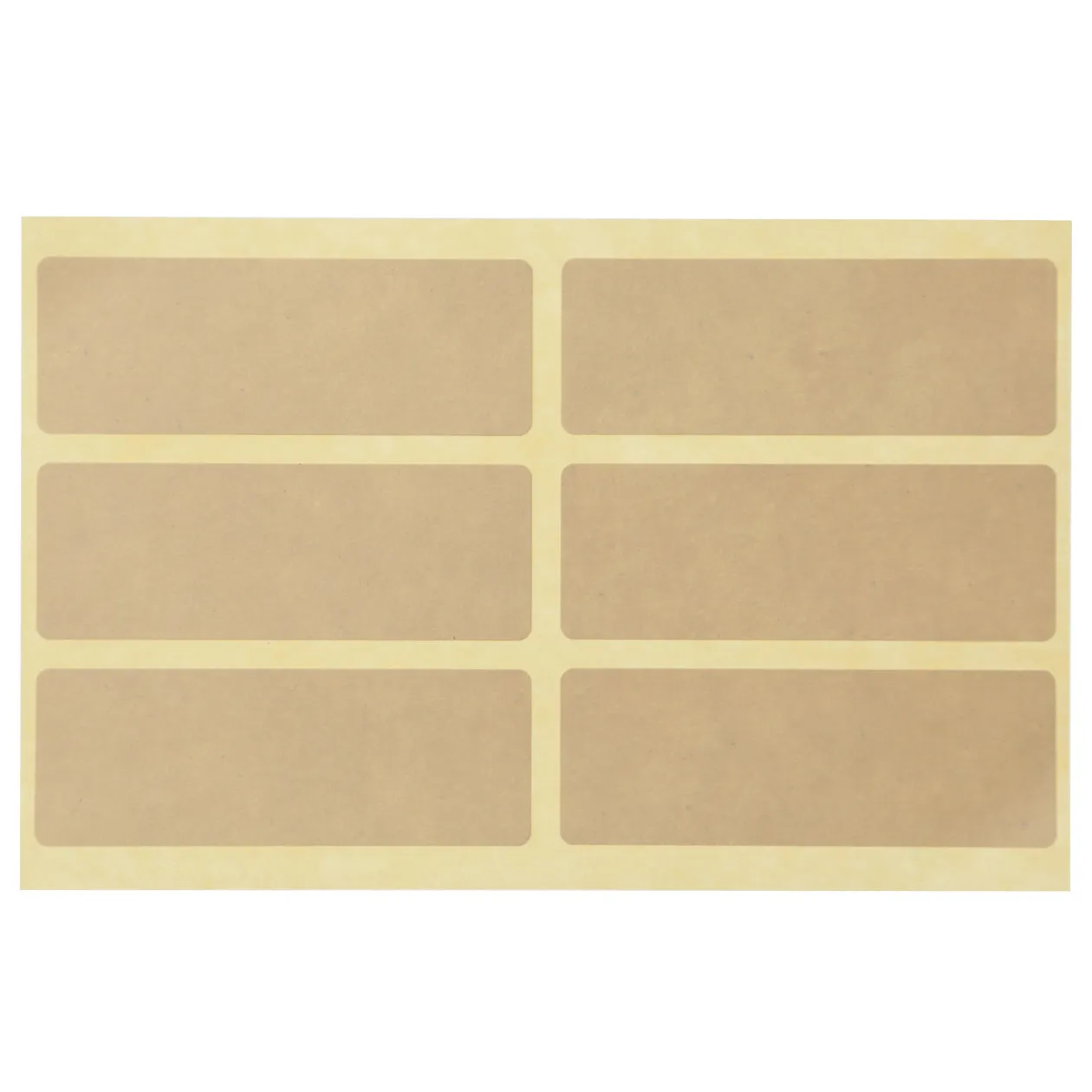 Index Labels for Polypropylene Storage