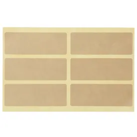 Index Labels for Polypropylene Storage